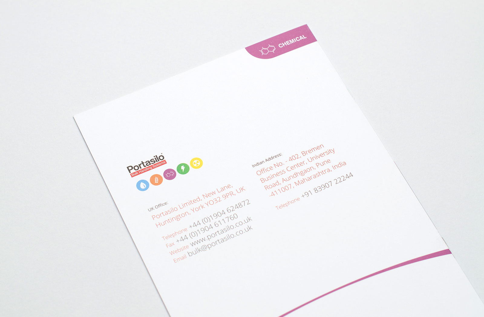 Printed brochure design We Are Factory